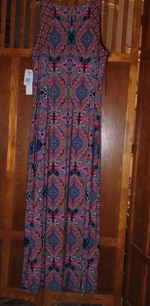 Suite7,sleeveless maxi dress,size 1X  🦃"2/$15!!"